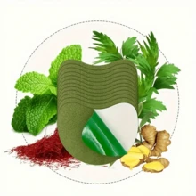72/50/30/20/5 Self-Heating Ginger Warm Patches, Natural Heating Patches, Mugwort Warm Patches, Suitable For Shoulders, Neck, Hands, Back, Feet, Knees - 1 Piece Set - View 5
