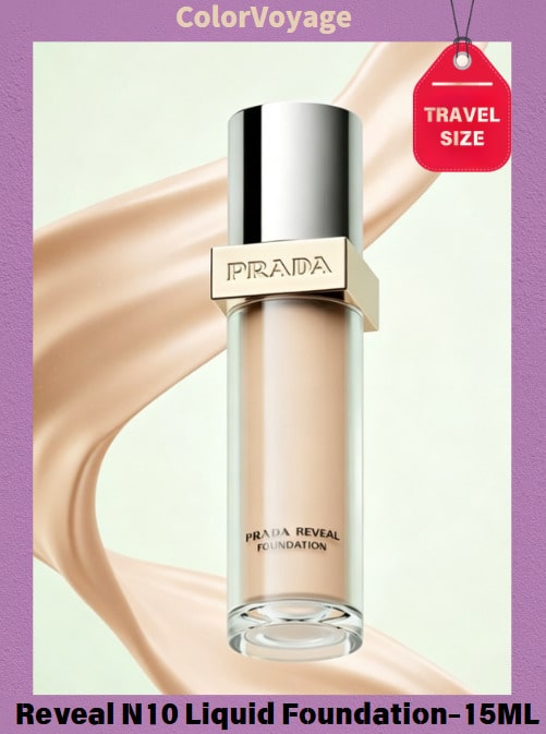 15ml ] Base de Maquillaje PRADA Photon, Maquillaje de Larga Duración con Fermento Bifida Nutritivo para la Piel, Brillo Sutil Aspecto Natural Enfoque Suave Adherente LN5/LN10 Apto para Piel Seca/Mixta Maquillaje de Alta Gama