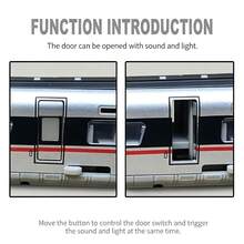 1pc Cool Sound & Light High-Speed Train Model: Magnetic Connection, Inertia Gliding, DIY Scene Simulation; Push & Go; Perfect Birthday Gift - Multicolor - View 4