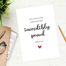 1 Set, Proud Of You Card, Congratulations Card, Graduation Card, Well Done Card, Encouragement Card, Promotion Card, Exam Passed Card - Congratulatory Card - View 2