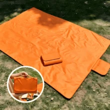 Foldable Oxford Cloth Picnic Blanket, Moisture-Proof Outdoor Mat For Camping - Multicolor - View 7