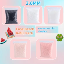 5000pcs/Bag Mini Fuse Beads 2.6mm Melting Beads Popular Colors Handmade Pixel Art DIY Puzzle 3D Puzzles DIY Ironing Beads Handicraft Making - Multicolor - View 1