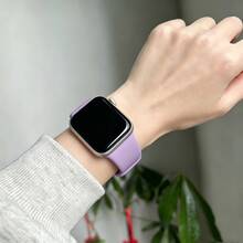 1pc Compatible With Apple Watch Women's Sports Band 38mm 40mm 41mm 42mm 44mm 45mm 46mm 49mm Series Ultra S11/10 9/8/7/6/5/4/3/2 SE - Lavender Purple - View 2