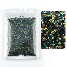 Jelly AB 樹脂水鑽 SS10 平底樹脂鑽，衣物裝飾，適用於包包、鞋子、應援扇裝飾水鑽，2000/4000/6000/10000 多種數量與顏色可選 - ss10(3mm) - 查看 66