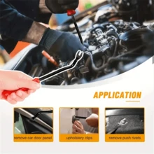 Bộ 130 món kẹp nhựa đa năng cho ô tô, kèm dụng cụ tháo lắp, phù hợp cho cản xe, trang trí cửa xe - A - Xem 6