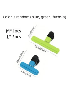 4 Colors (Random) T-Shaped Food Sealing Clips, Strong Sealing Clips For Potato Chips And Snack Packaging, Kitchen Recipes, Office Documents, Sheet Music, With Leak-Proof And Moisture-Proof Functions; These Plastic Bag Sealing Clips Feature A T-Shaped Design, Providing Moisture-Proof And Food Freshness Preservation Effects, Perfect For Food Storage. - Snack Clip - View 16