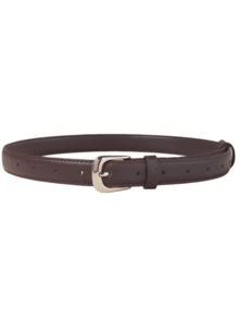 1/2pcs Metal Buckle Belt, Simple Versatile Thin Waist Belt, Solid Color Waist Belt, Suitable For Pants And Skirts - Silver Buckle - View 7