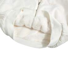 Nike Sportswear 柔軟舒適休閒人造皮毛絨感 純色短款立領雙面可穿 外套 女款 白色 - 白色 - 查看 11