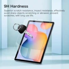 2pcs Screen Protector Film Set, Compatible With Samsung Galaxy Tab S6 Lite 10.4 2024/2022/2020 - Transparent High Definition Screen Protector Film, 9H Hardness, Anti-Scratch Screen Protector Film, Screen Protector Film - Clear - View 6
