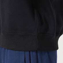Nike Solo Swoosh Casual Comfort Solid Color Versatile Pullover Fleece Sweatshirt For Men - Black - View 4