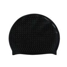 Silicone Swim Cap Minimalist Adult Unisex Silicone Swim Cap High Elasticity Perforated Bubble Swim Cap - Multicolor - View 10