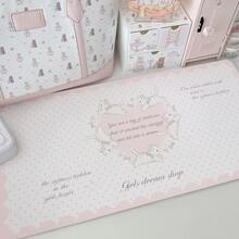 Leather Desk Pad Protector, Japanese Anime Y2K Gradient Pink Polka Dot Running Kitten Dream Mouse Pad, Waterproof Non-Slip PU Desk Mat For Office And Gaming, Suitable For E-Sports Players - View 11