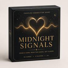 「Midnight Signals」浪漫信號情侶卡牌遊戲，適合情侶親密溝通，返校季、萬聖節、聖誕節浪漫暖場互動遊戲卡 - 彩色 - 查看 2