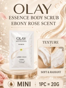 OLAY 身體磨砂膏（正裝 235g、試用裝 20g）玫瑰與檀香調，溫和去角質，滋養肌膚，改善暗沉膚色，適合所有膚質 - 烏木玫瑰香 - 查看 13