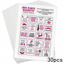 Hen Party Hunting Game - Selfie Bingo, Hen Night Party Game, Man Hunting Challenge - Hen Party - View 11