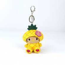 1pc Apple Kids Plush Doll Pineapple KT Plush Pendant Keychain Backpack Accessory Birthday Gift Valentine's Day Gift Souvenir - Multicolor - View 8