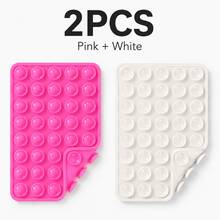 1-4pcs Silicone Adhesive Phone Holder, Non-Slip Silicone Sticky Phone Stand, Phone Case Holder, Hands-Free Phone Accessory, Selfie And Video Shooting Stand, Multi-Functional Phone Accessory, Suitable For All Models - Double-sided Suction Cup - View 23