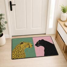 Accesorios de decoración del hogar para sala de estar, accesorios del hogar, regalo de Navidad, decoración de habitación, forma asimétrica/borde ondulado/dibujos animados lindos/decoración de habitación estética/alfombra de felpa suave, alfombra de baño, alfombra de baño, decoración de dormitorio o sala de estar, alfombra de área - A - Ver 12
