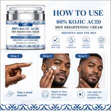 MMQ Men Brightening Face Cream 50g, Kojic Acid Vitamin C Retinol & Hyaluronic Acid Moisturizer, Daily Hydrating Smoothing Skin Care Cream For Dark Spot Care & Uneven-Looking Skin - 1PC - View 4
