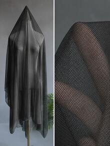 Champagne Solid Color Soft Tulle Fabric, Lightweight Translucent Flowy Mesh Textile With High Drape, Suitable For Wedding Table Skirts, Bridal Veils, Party Backdrops, Dress Making, Curtain Decor, DIY Sewing And Craft Supplies - 1 - View 10