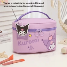 官方授權 Sanrio 系列彩色 PU 化妝包，可愛手提包與手拿包，適合存放化妝品、珠寶與個人用品，旅行方便攜帶 - 查看 8
