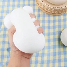 Malleable Squishy Ball Toy, Large Size Stress Relief Product, Affordable Soft Squeeze Toy, Soft Stress Relief Toy For Venting, Suitable For Adult Sensory Anxiety Relief Slow Rebound Toy, Perfect Party Gift, Birthday Gift, Mother's Day Gift, Father's Day Gift, Adult Desk Decor, July 4th Independence Day Celebration Soft Toy Gift - Multicolor - View 11