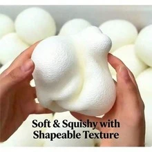 Malleable Squishy Ball Toy, Large Size Stress Relief Product, Affordable Soft Squeeze Toy, Soft Stress Relief Toy For Venting, Suitable For Adult Sensory Anxiety Relief Slow Rebound Toy, Perfect Party Gift, Birthday Gift, Mother's Day Gift, Father's Day Gift, Adult Desk Decor, July 4th Independence Day Celebration Soft Toy Gift - Multicolor - View 6