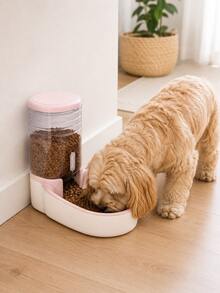 Automatic Pet Feeder For Dogs And Cats, Dog Bowls, Cat Bowls, Food Bowls, And Food Storage Containers. - 3.8L Pink - View 6