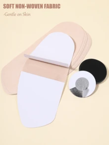 10/20/30/50pcs Thigh Chafing Pads & Nipple Covers Combo, Invisible Skin-Friendly Self-Adhesive Pads, Anti-Chafing, No-Show Under Clothing - Multicolor - View 3