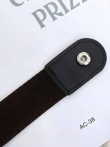 No Buckle Stretch Belts Adjustable Buckle Free Invisible Elastic Waist Band Invisible Adjustable Stretch Belt Suitable For School Home Office Comfortable Stretch Waist Belts Matches Daily Outfits Slouchy Suitable For Daily Wear For Women - Multicolor - View 10