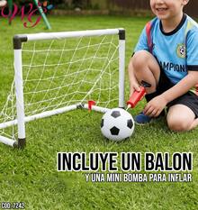 Portable Outdoor Children's Futsal Goal - White - View 7
