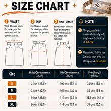Women's Fashionable Straight Bodycon Denim Mini Skirt Casual Summer - 淺色水洗藍 - 查看 6