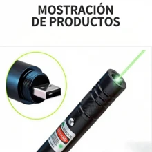 Portable USB Rechargeable Laser Pointer, Visible Light Laser Pointer With Strap Ideal For Presentations, Classes, Exhibitions, Models, Maps And Training - Green color light - View 5