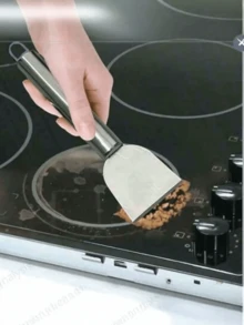 Professional Cleaning Scraper (1pc Or 2pcs) – Multi-Functional Kitchen Cleaning Tool; Stainless Steel Pot Bottom Scraper – Suitable For Home And Commercial Use, Cleaning, Kitchen Accessories, Cleaning Tools, Cleaning Supplies, Kitchen Accessories - Multicolor - View 7