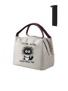 Reusable Insulated Lunch Bag, Unisex Leak-Proof Large Capacity Tote, Thermal Cold Storage Bento Bag, Portable Travel Picnic Camping Bag, Office School Work Meal Insulated Bag, Student Adult Multi-Function Lunch Container Storage Bag, Ideal Gift For Boys Girls Wife Students Teachers Sisters Best Friends Mother, Valentine's Day Mother's Day Birthday Graduation Season Back To School Teacher's Day Independence Day - Multicolor - View 17