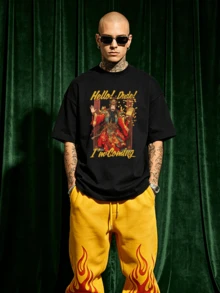 Men T-Shirts - Black - View 1