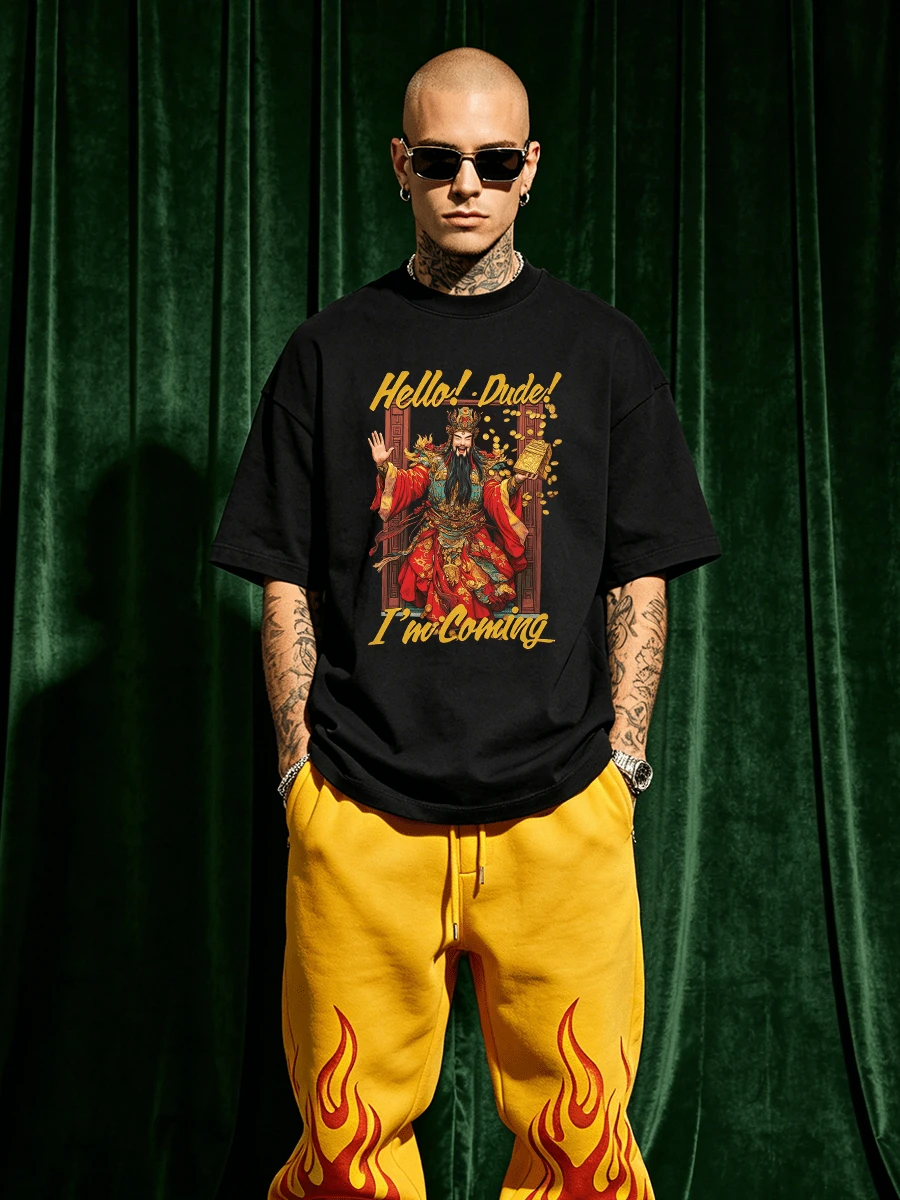 Men T-Shirts - Black - View 1