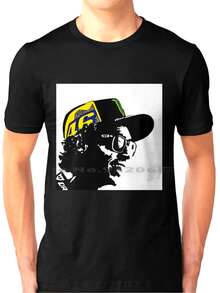 Camiseta de Algodón Puro Val3N para Piloto de Carreras 46 Factory - Blanco - Ver 6