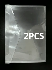 透明白色 PP 塑膠 A4 文件袋，現代簡約多用途防水防污按扣式，返校與辦公用品，學生文件夾 - 彩色 - 查看 10