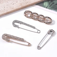 2/3 cái khóa thắt lưng đa năng cho quần jeans, kẹp siết eo quần nữ, ghim cài chống hở cho áo cardigan len, kẹp siết tái sử dụng - Nhiều màu - Xem 4