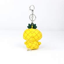 1pc Apple Kids Plush Doll Pineapple KT Plush Pendant Keychain Backpack Accessory Birthday Gift Valentine's Day Gift Souvenir - Multicolor - View 5