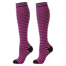 1/3/6 Pairs, Men's And Women's Sports Compression Socks, 15-20 MmHg, Best Support For Running And Cycling. Solid Color Sports Pressure Socks And Running Elastic Socks Wrap The Calves - Multicolor - View 8