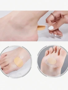 100pcs Clear Thin Invisible Shoe Friction Pads, Anti-Chafing For High Heels - Anti-abrasion Pads - View 6