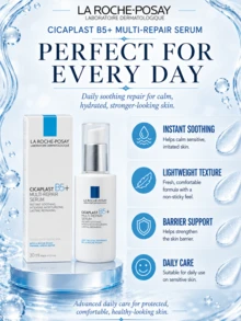 La Roche Posay La Roche-Posay Nuevo Suero Multi-Reparador (Tamaño Completo 30ml/Muestra 7.5ml), Hidratación Profunda de Larga Duración, Repara la Piel Dañada y Reduce el Enrojecimiento, Apto para Todo Tipo de Piel - Esencia Super B5 - Ver 10
