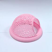 1pc 3D Printed PLA Material Betta Fish Resting Floating Bed, Mini Cave And Fish Hammock, Small Fish Feeding Ring, Aquarium Mesh Decorative Accessory - A - View 10
