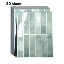 2/10pcs Thickened Design 3D Self-Adhesive Tile Backsplash, Kitchen Bathroom Self-Adhesive Tile, Sticker, Wall Decal, Vinyl Sticker, Effectively Covers Old Stains, Scratches And Imperfections On Kitchen Walls, Suitable For Tiles, Cement Walls, Cabinet Panels And Other Smooth Surfaces, Scratch-Resistant, Wear-Resistant, Non-Peeling, Waterproof And Oil-Proof - Kitchen Tile Stickers - View 9