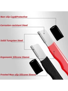 1件裝園藝工具磨刀器，適用於對沖剪、剪刀、修枝剪及長柄修枝剪刀片，多功能家用快速磨刀工具 - 多款式 - 查看 4