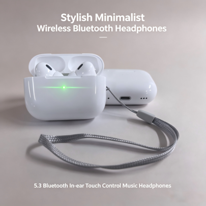 SZLWSM 2026 High-Version Wireless Earbuds, Built-In Microphone, Lossless Audio Quality, Zero Latency, 24-Hour Battery Life, Suitable For Sports, Fitness And Music Enjoyment