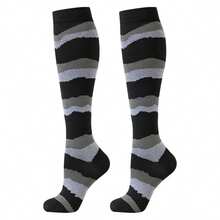1/3/6 Pairs, Men's And Women's Sports Compression Socks, 15-20 MmHg, Best Support For Running And Cycling. Solid Color Sports Pressure Socks And Running Elastic Socks Wrap The Calves - Multicolor - View 5
