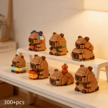 300+ Buah Balok Bangunan Capybara Lucu dari Partikel Mikro, Dekorasi Rumah DIY, Multifungsi & Ide Hadiah Orisinal, Hadiah Liburan, Hadiah Hari Valentine, Hadiah Hari Ibu, Hadiah Natal, Hadiah Hari Ayah, Dekorasi Meja, Hewan Peliharaan Meja - MultiWarna - View 2